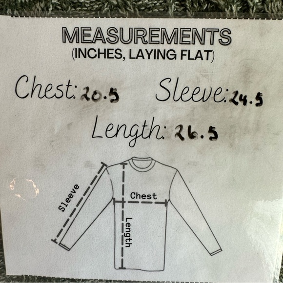 Jason Maxwell cowl neck cable knit sweater. Size large. Green and cream - Picture 8 of 8